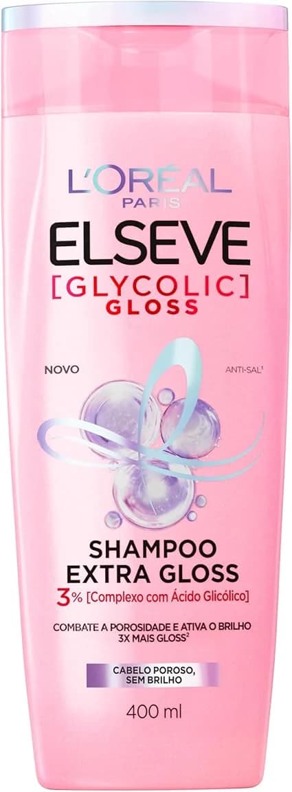Elseve Glycolic Gloss shampoo 400 ml