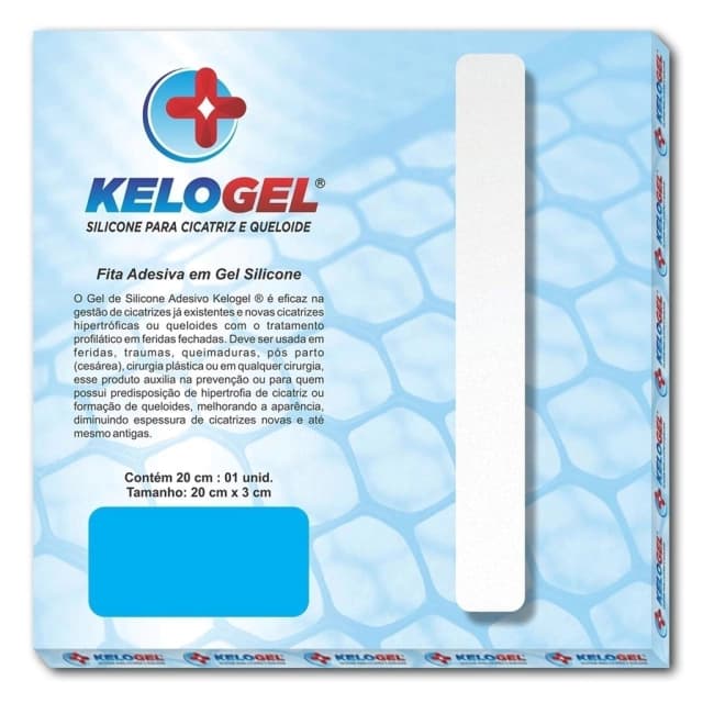 Fita de silicone para cicatriz Kelogel 20 x 3 cm