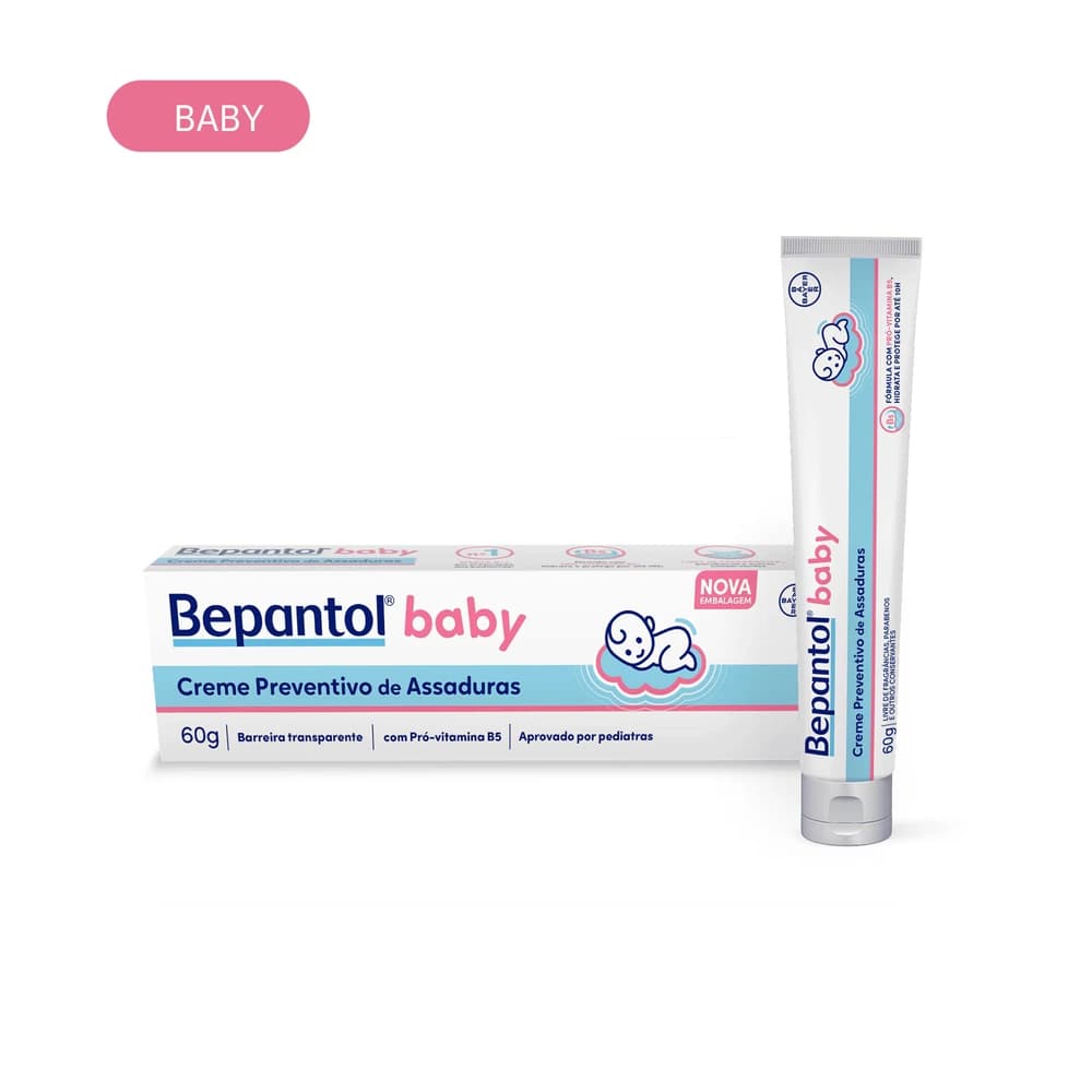 Bepantol Baby Creme Preventivo de Assaduras Hipoalergênico 60g