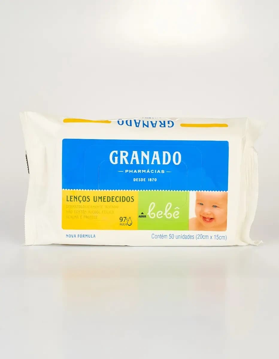 Granado Lenços Umedecidos Bebê Tradicional 50 unidades