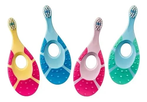 Jordan Step 1 escova de dentes para bebês de 0 a 2 anos