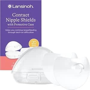 Lansinoh protetor de mamilo de contato 20 mm com estojo