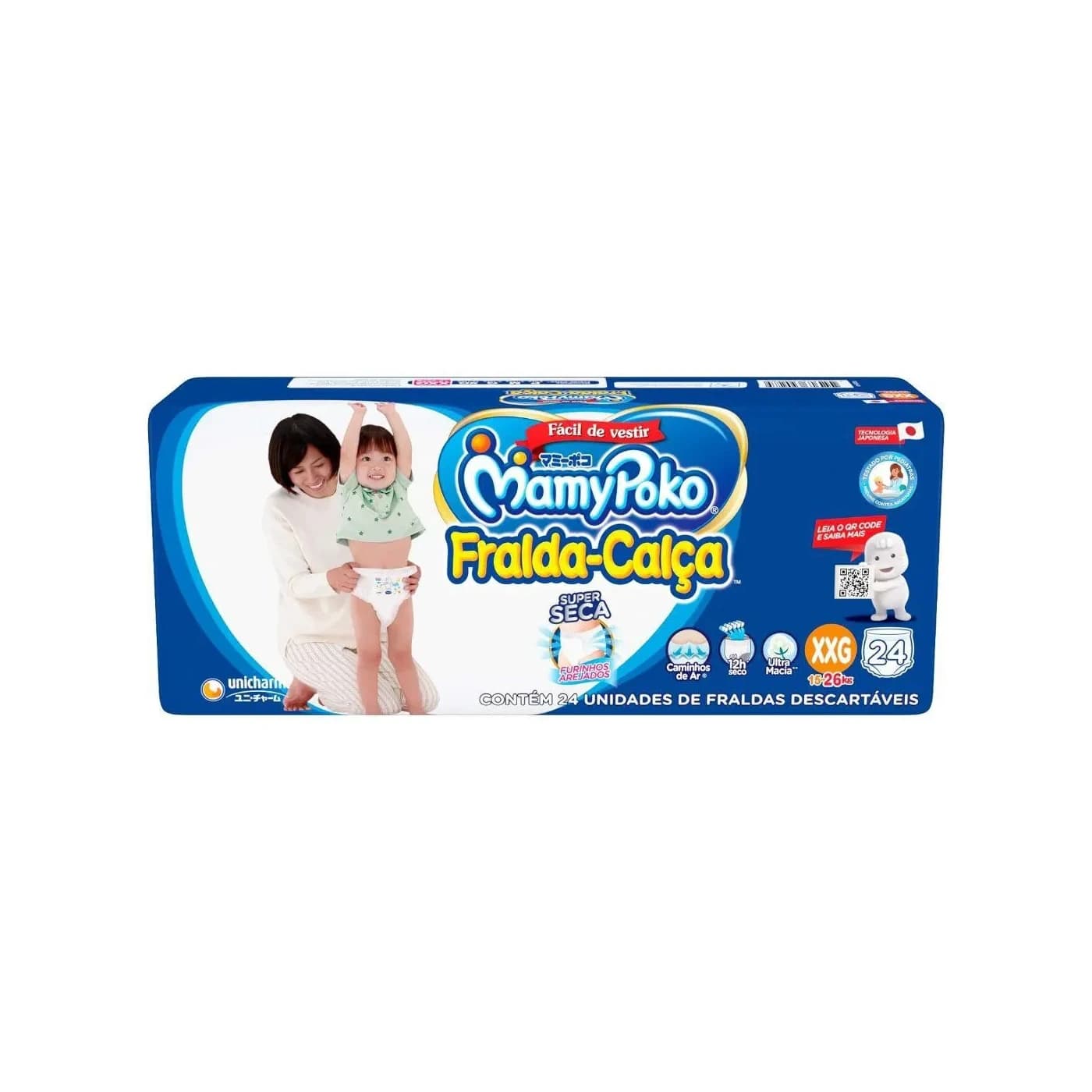 MamyPoko Fralda-Calça Super Seca XXG 24 unidades