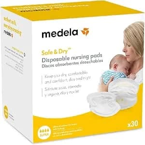 Medela absorvente descartável para seios com 30 unidades