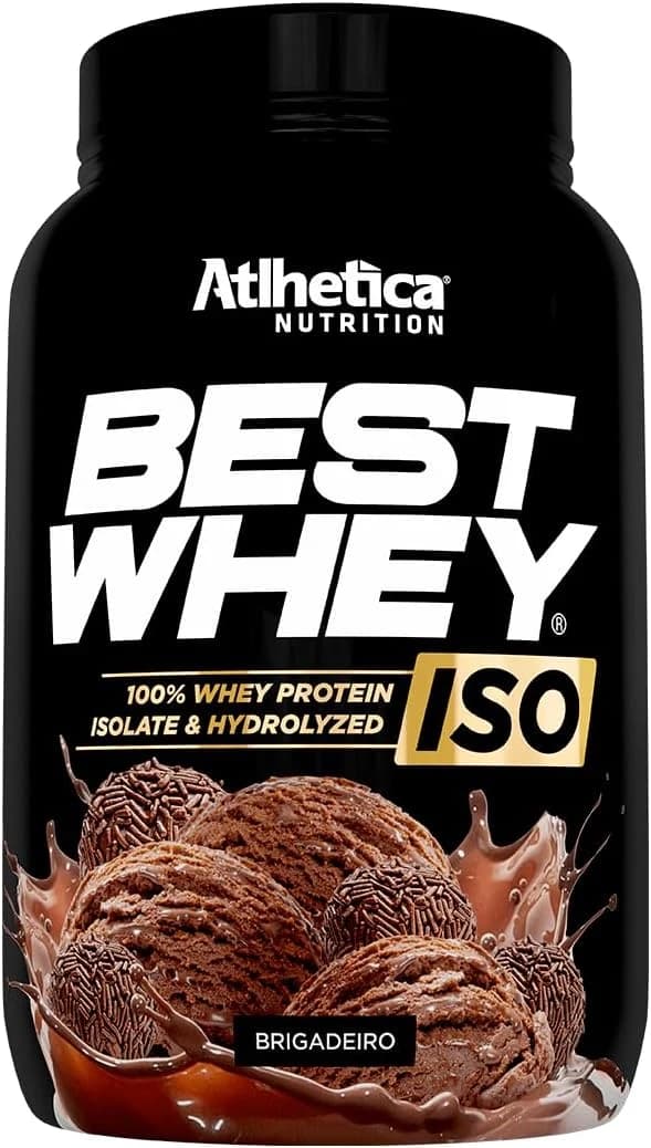 Atlhetica Nutrition Best Whey ISO, embalagem de 900 g, sabor brigadeiro