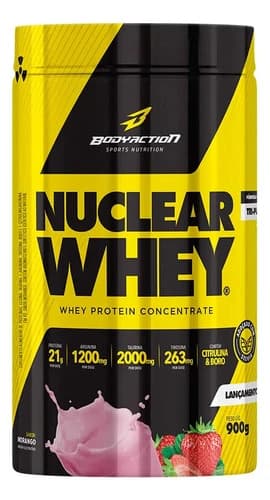 BodyAction Nuclear Whey, embalagem de 900 g