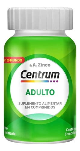 Centrum multivitamínico adulto A a Zinco 60 comprimidos