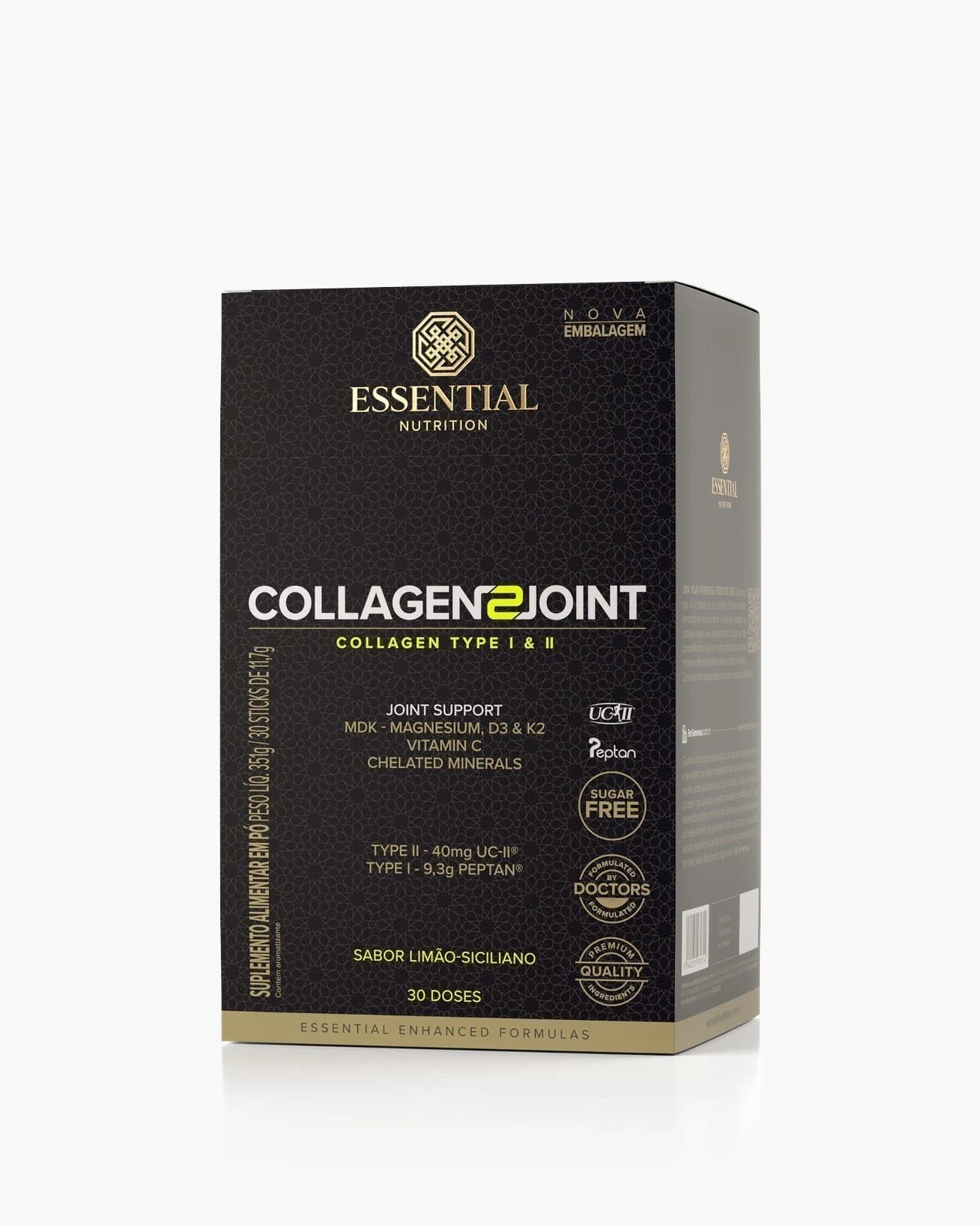 Collagen 2 Joint Essential Nutrition, caixa com 30 sachês