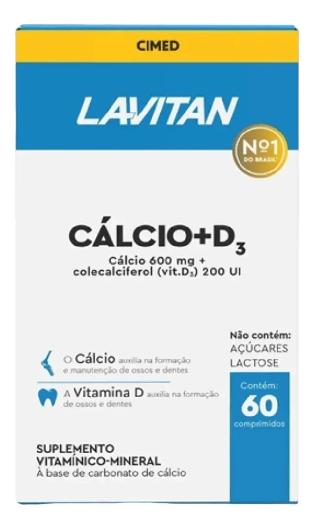 Lavitan Calcio + Vitamina D 200 UI, 60 comprimidos