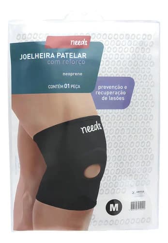 Needs joelheira com reforço tamanho M
