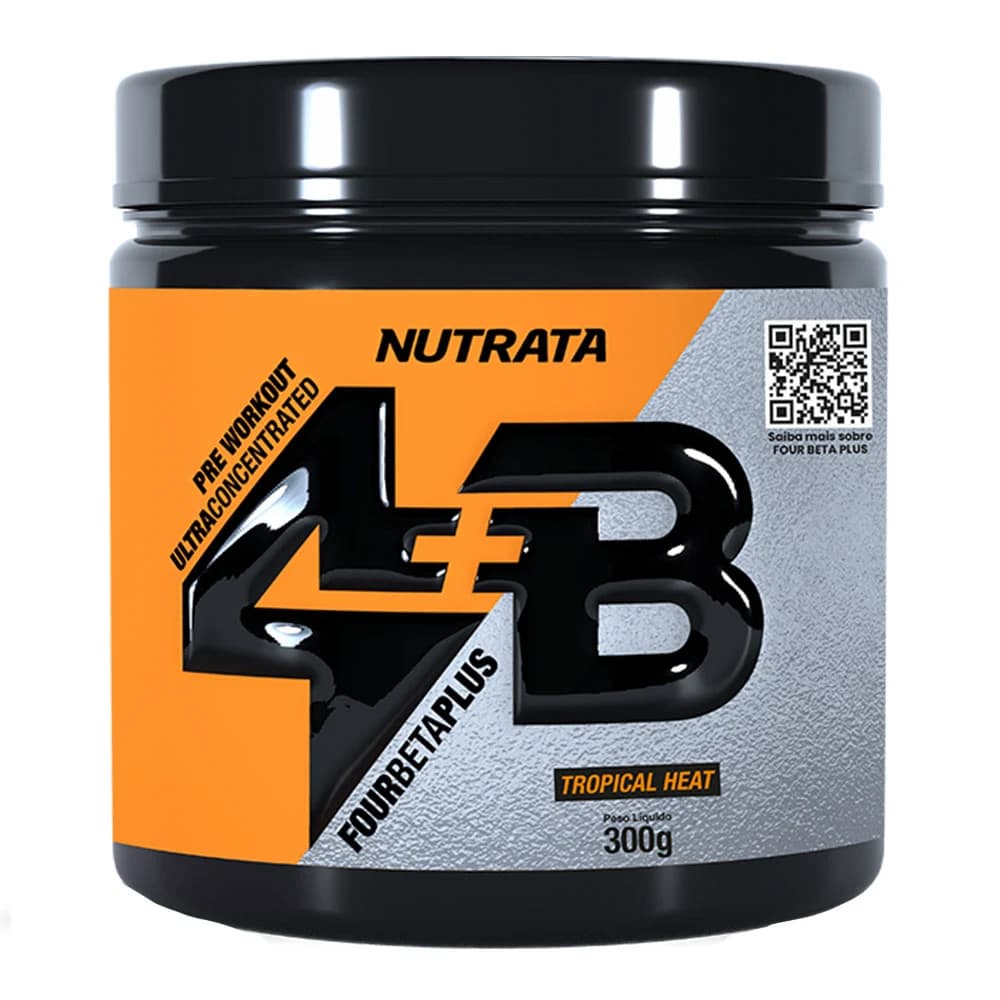 Nutrata Four Beta Plus Tropical Heat, pote de 300 g