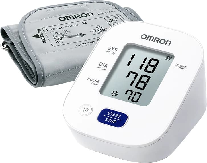 Monitor de pressão arterial de braço Omron HEM-7142