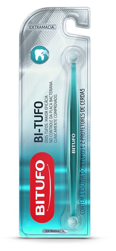 Bitufo Escova Dental Dois Tufos Macia