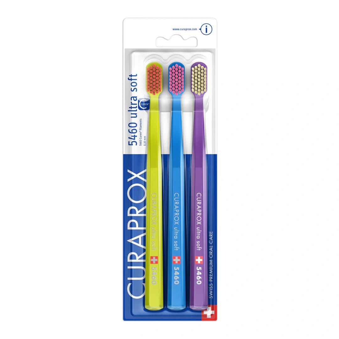 Curaprox Kit Escovas Dentais Ultrasoft 5460 (3 unidades)