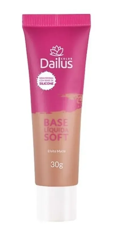 Dailus Color Base Líquida Soft 08 Bege Escuro 30 g