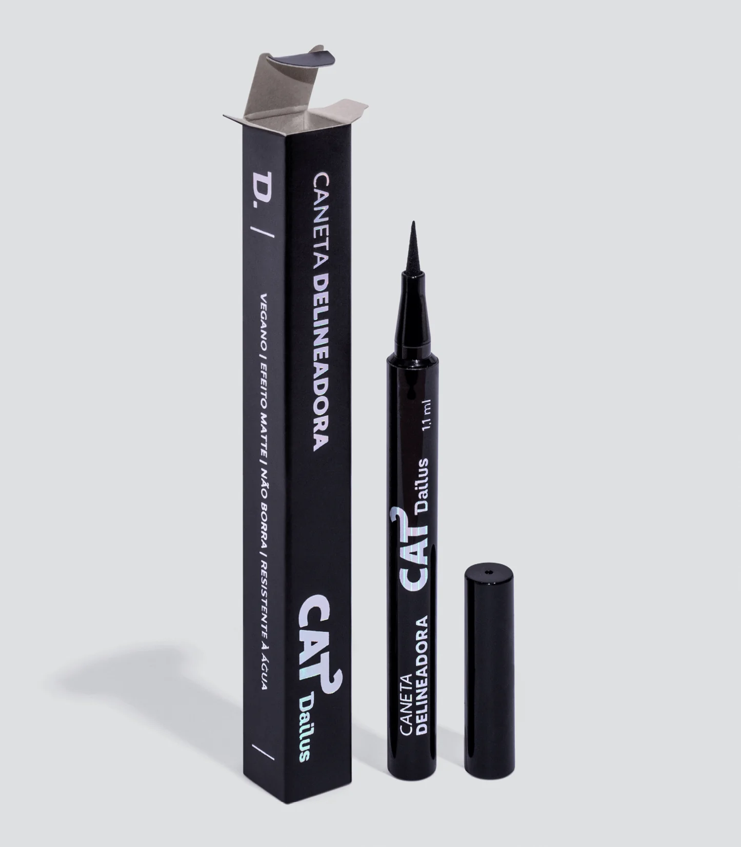 Dailus Caneta Delineadora Cat Preta 1,1 ml