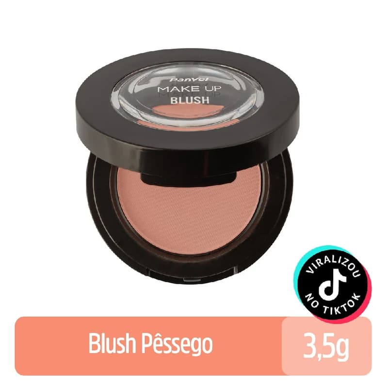 Panvel Make Up Blush Pêssego 3,5 g