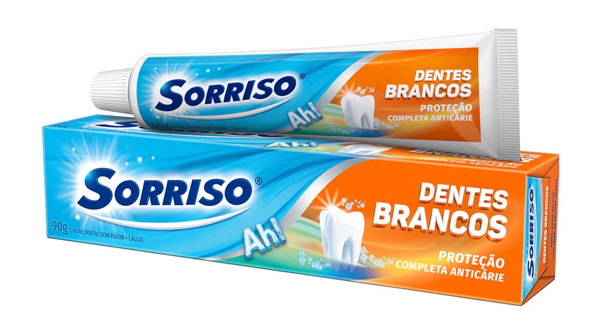 Sorriso Creme Dental Dentes Brancos 90g