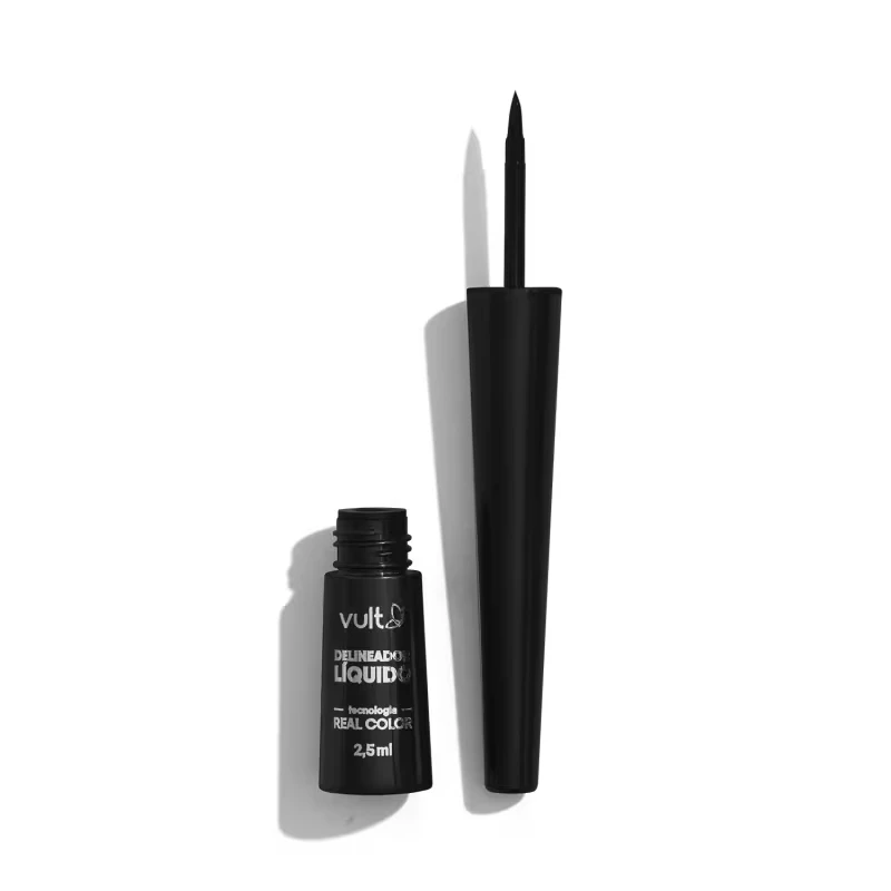 Vult Delineador Líquido Preto Real Color 2,5 ml