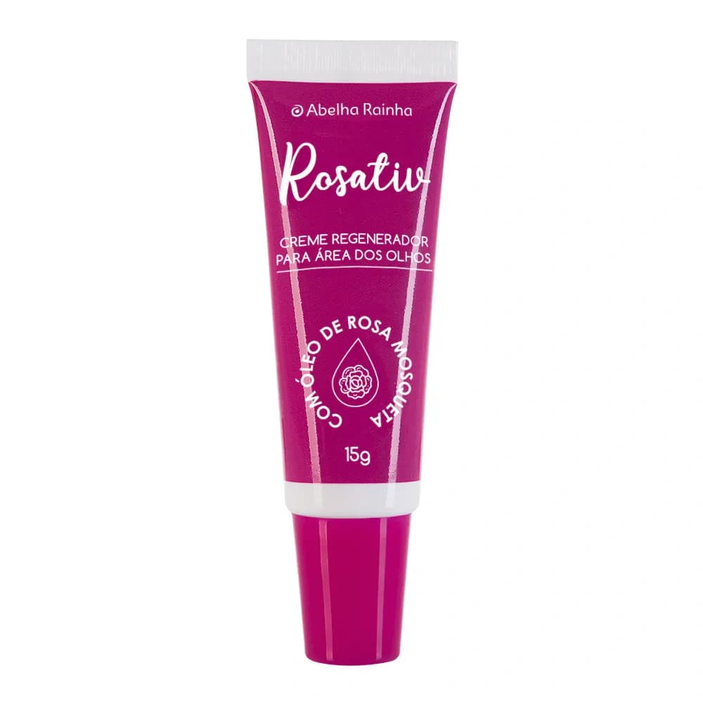 Abelha Rainha Creme para Área dos Olhos Rosa Mosqueta Rosativ 15g