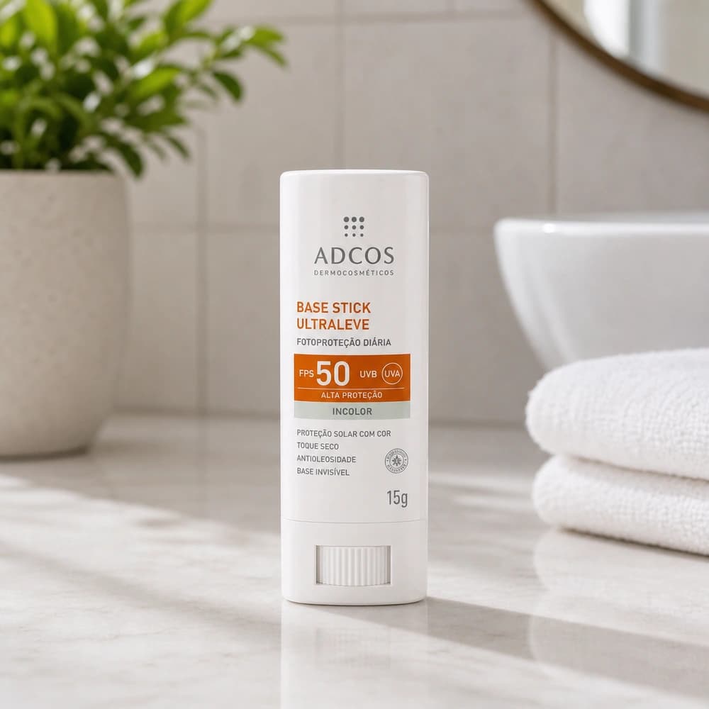 ADCOS Base Stick Ultraleve FPS50 Incolor 15g