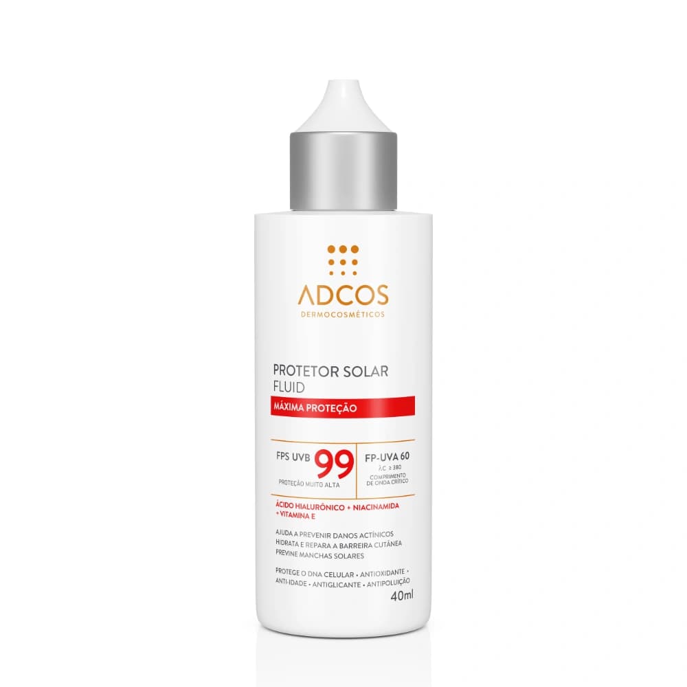 Adcos Protetor Solar Adcos Fluid FPS99 Incolor 40ml