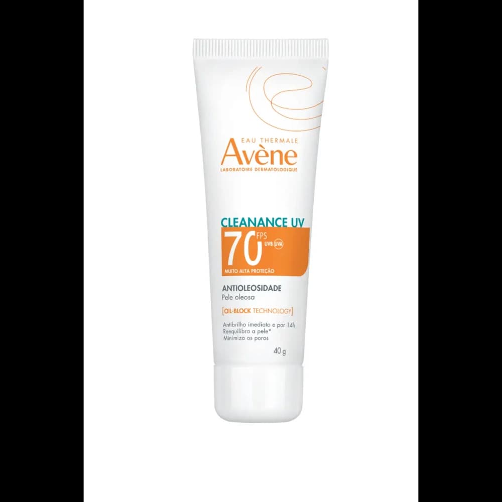 Avène Avène Cleanance UV Protetor Solar Facial Antioleosidade FPS 70 Oil-Block, 40g