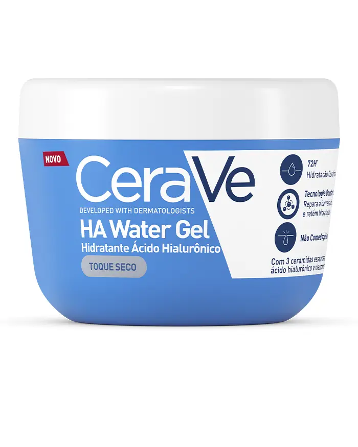 CeraVe HA Water Gel Hidratante Facial Toque Seco