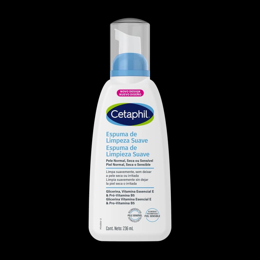 Cetaphil Espuma de Limpeza Facial Suave 236ml