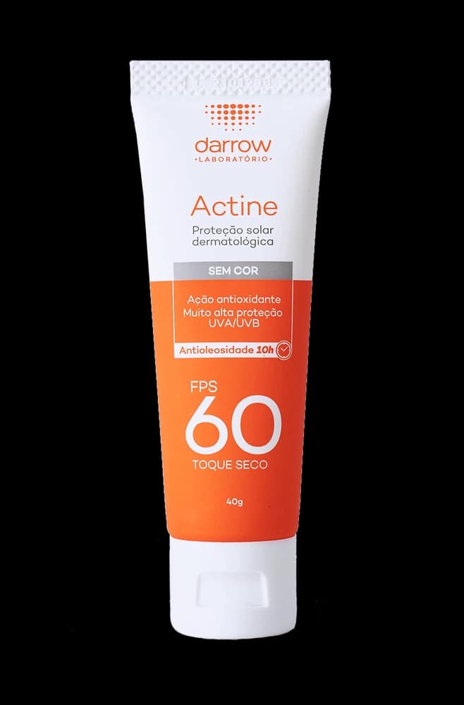 Darrow Actine Protetor Solar FPS 60 Sem Cor 40g
