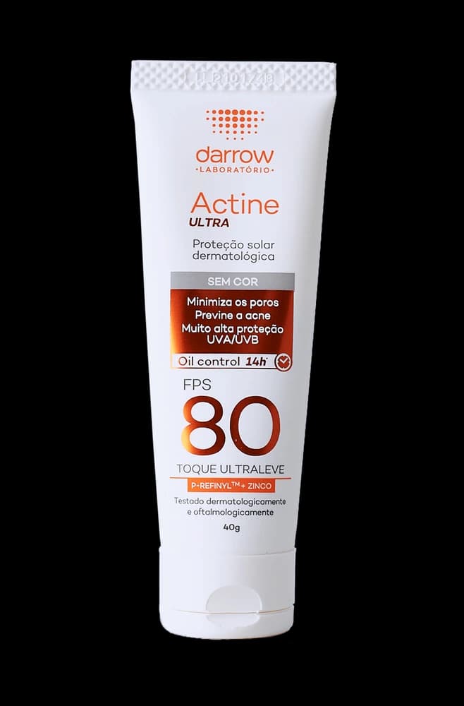 Darrow Actine Ultra Protetor Solar FPS 80 40g