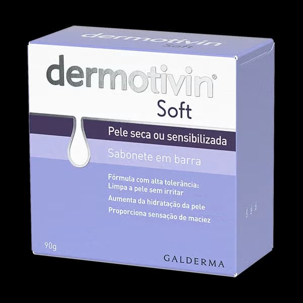 Dermotivin Soft Sabonete em Barra 90g