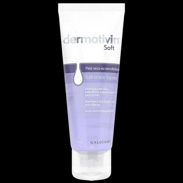 Dermotivin Soft Sabonete Líquido Facial 70ml