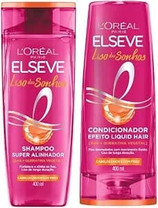 Elseve Liso dos Sonhos kit shampoo e condicionador 400 ml