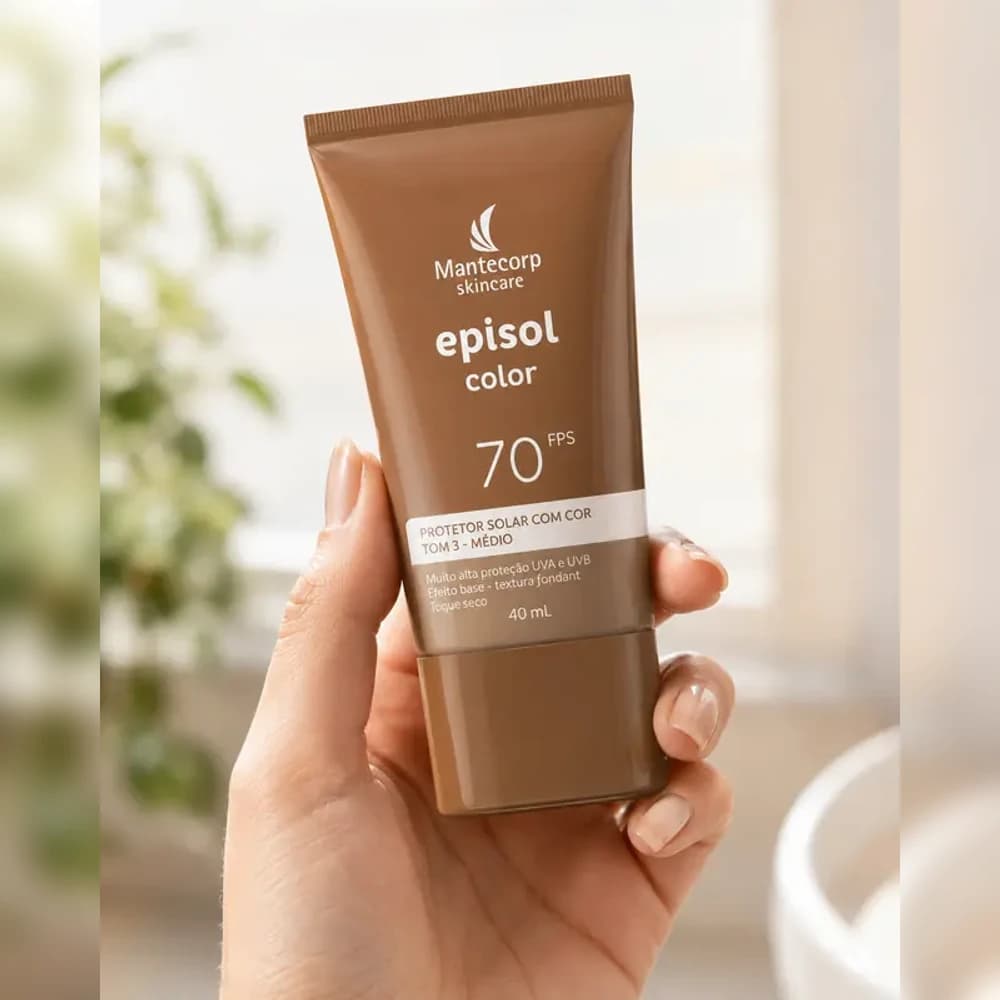 Episol Color Pele Oleosa FPS 70 Mantecorp Skincare