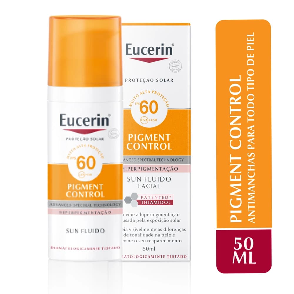 Eucerin Protetor Solar Facial Pigment Control FPS 60 50ml (Amazon)