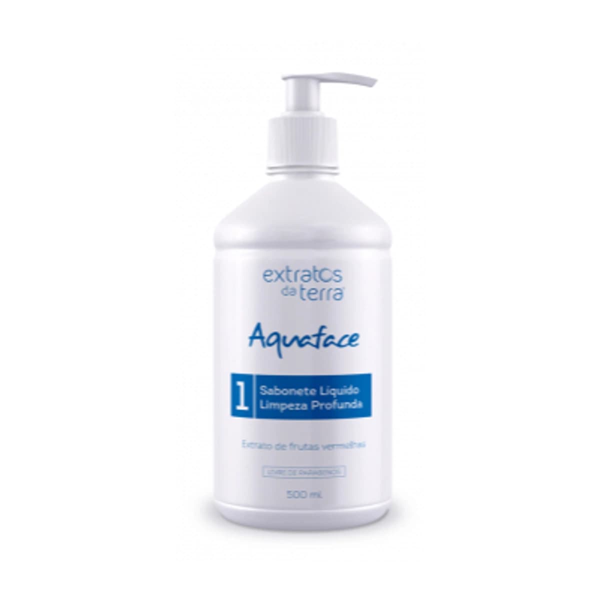 Extratos da Terra Aquaface Sabonete Líquido Limpeza Profunda 500ml