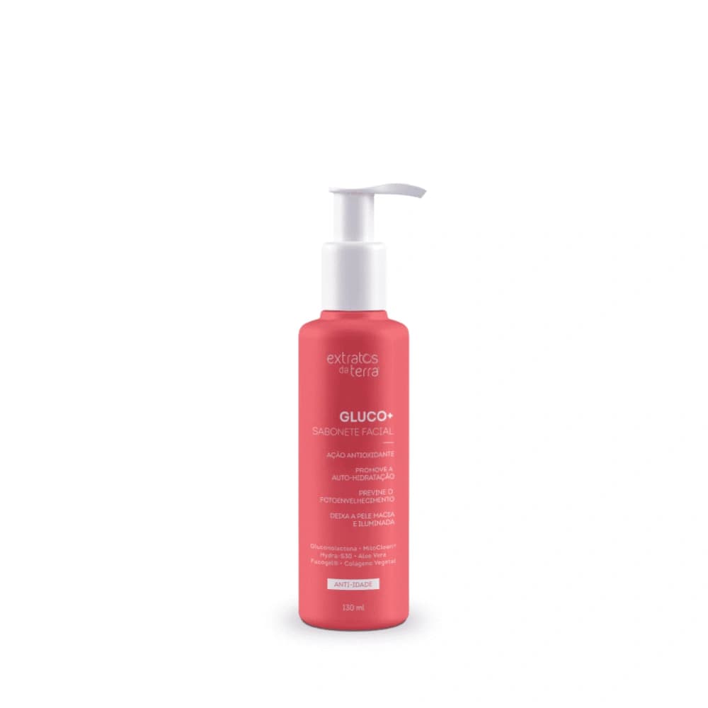 Extratos da Terra Sabonete Facial Anti-idade Gluco+ 130ml