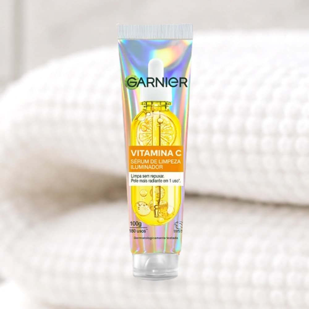 Garnier Serum de Limpeza Facial Iluminador Vitamina C Serumnete 100g