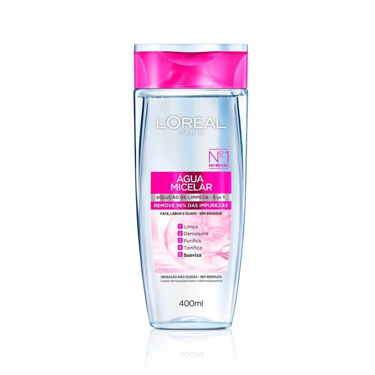L'Oréal Paris Dermo Expertise Água Micelar Solução de Limpeza 5 em 1 400ml