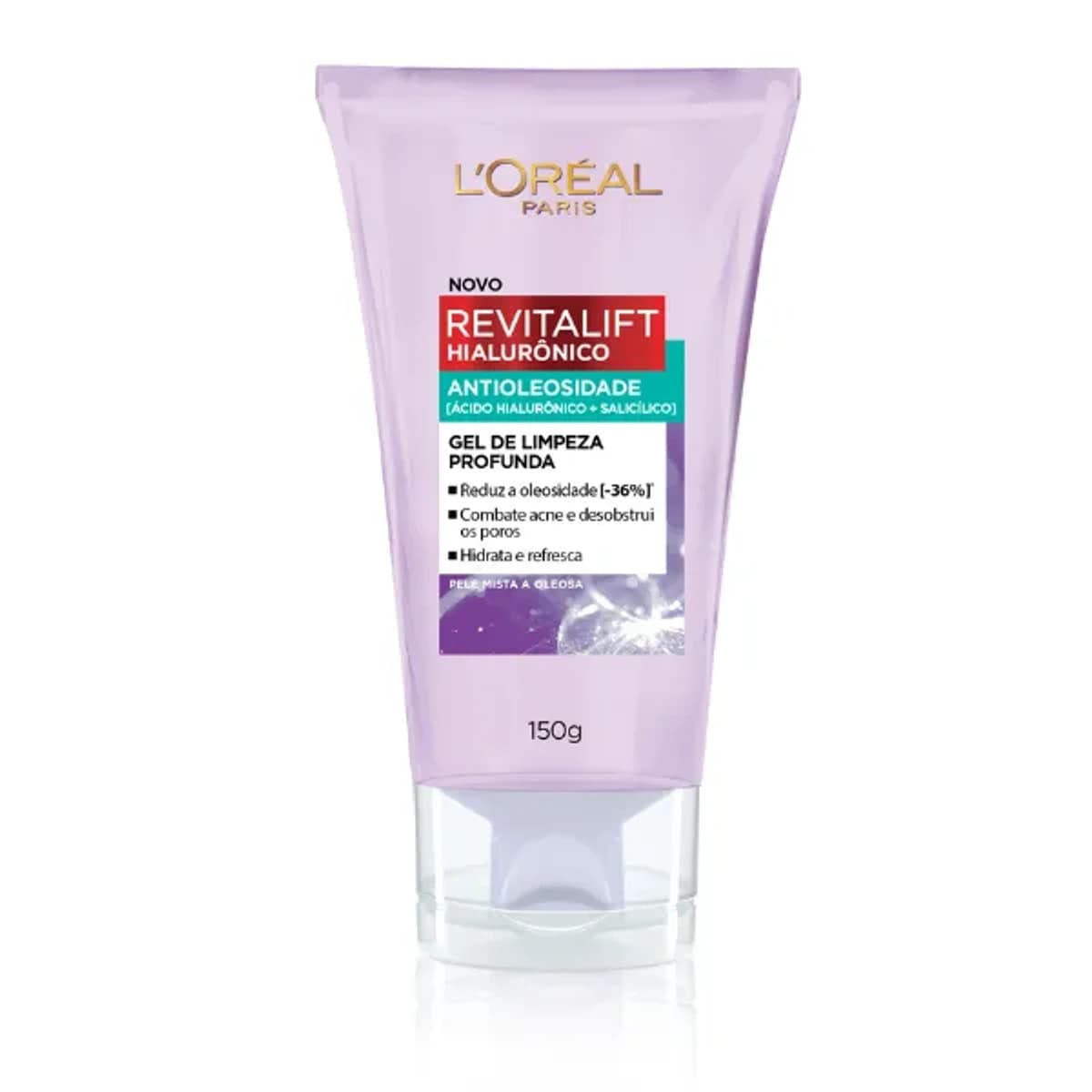 L'Oréal Paris L'Oréal Paris Revitalift Hialurônico Gel de Limpeza Antioleosidade, 150g