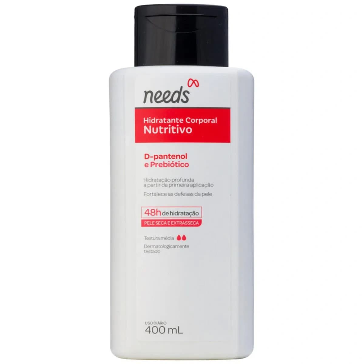 Needs Loção Hidratante Corporal Needs Nutritivo, 400ml