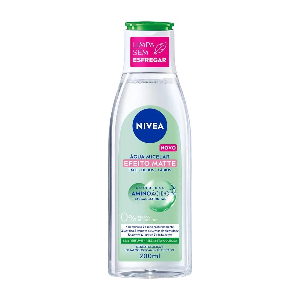 Nivea Água Micelar Solução de Limpeza 7 em 1 Efeito Matte 200ml