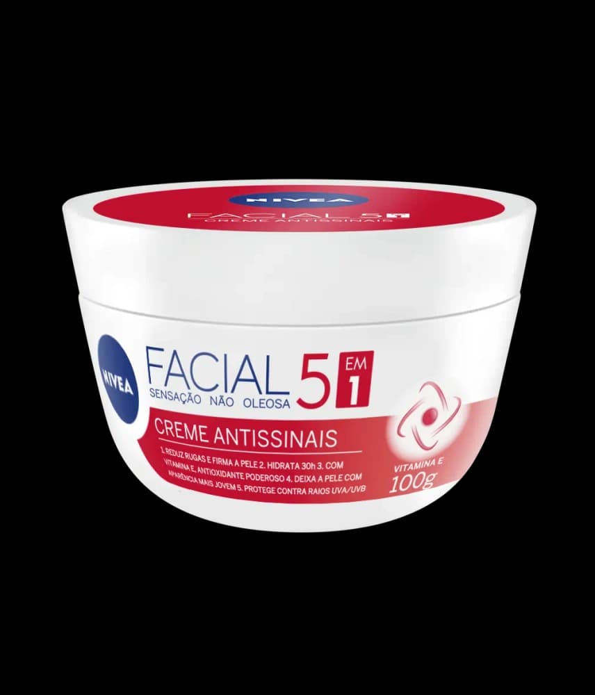 Nivea Creme Facial 5 em 1 Antissinais 100g