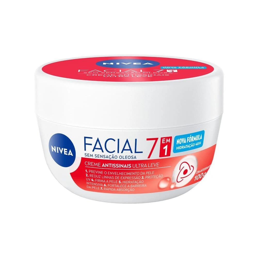 Nivea Creme Facial Antissinais Sensação Não Oleosa 100g
