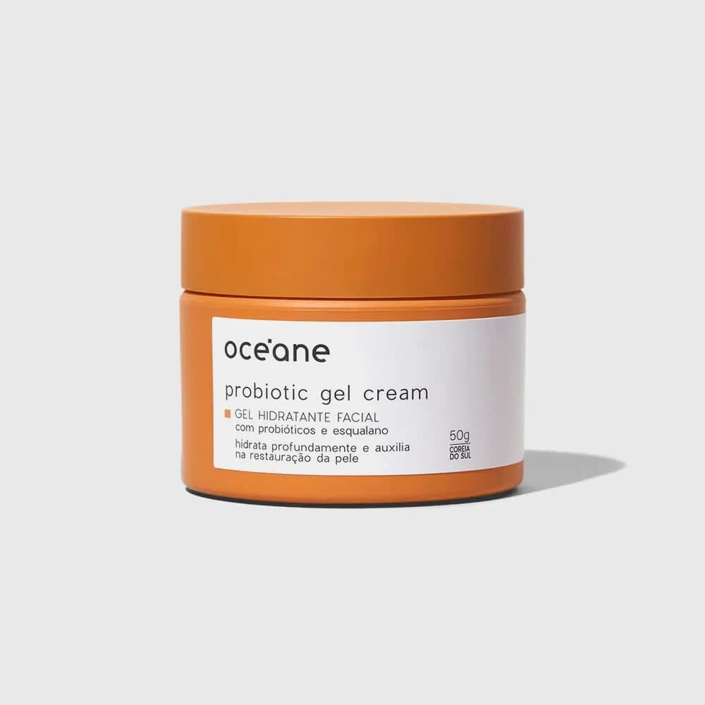 Océane Gel Facial com Probióticos e Esqualano Probiotic Gel Cream 50g