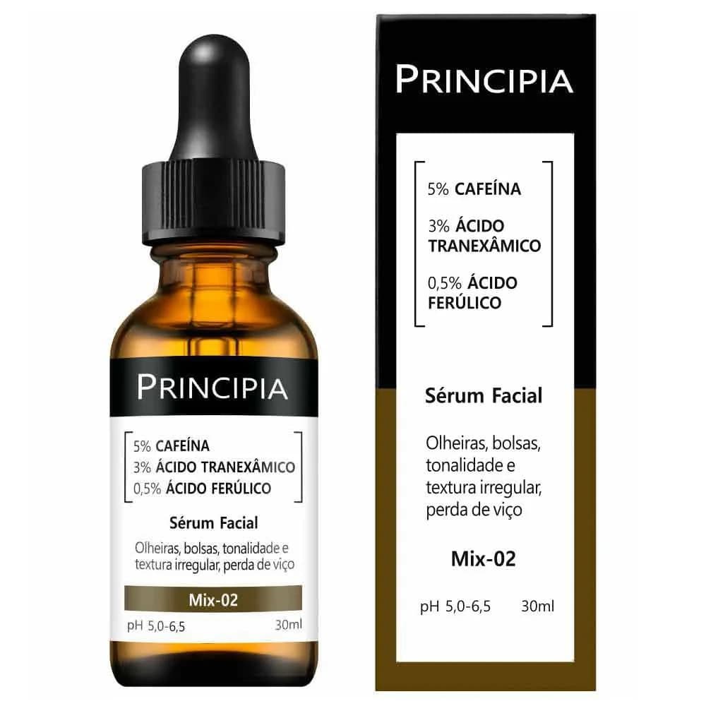 Principia Sérum Mix-02 Cafeína, Ácido Tranexâmico e Ferúlico