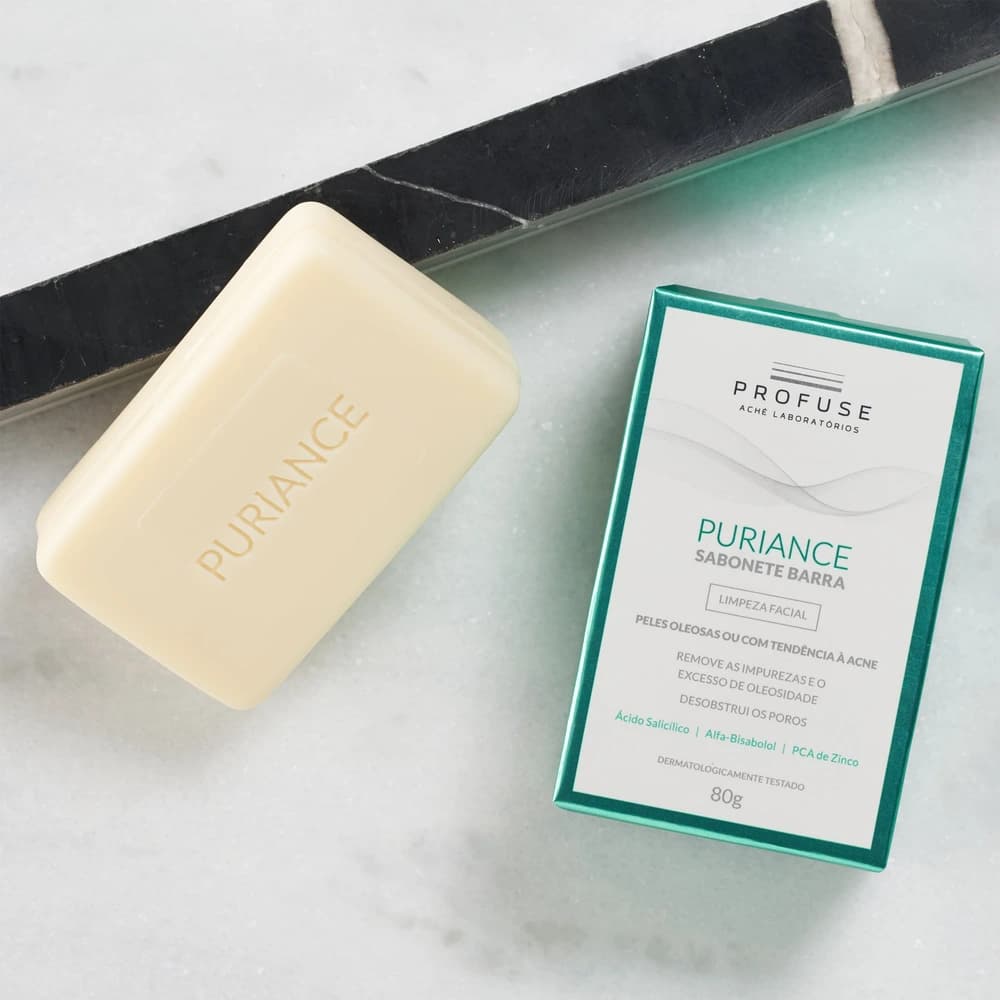 Profuse Profuse Puriance Sabonete Facial em Barra Pele Oleosa a Acneica, 80g