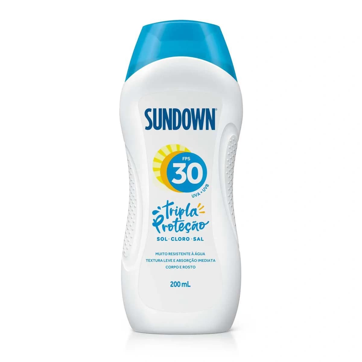 Sundown Sundown Protetor Solar Corpo e Rosto Praia e Piscina FPS 30, 200ml