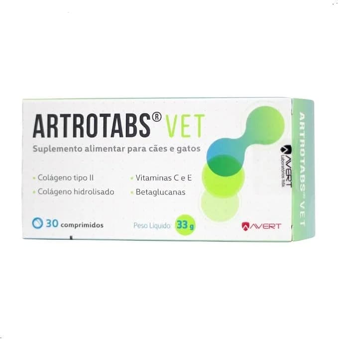 Avert Artrotabs Vet suplemento articular 30 comprimidos